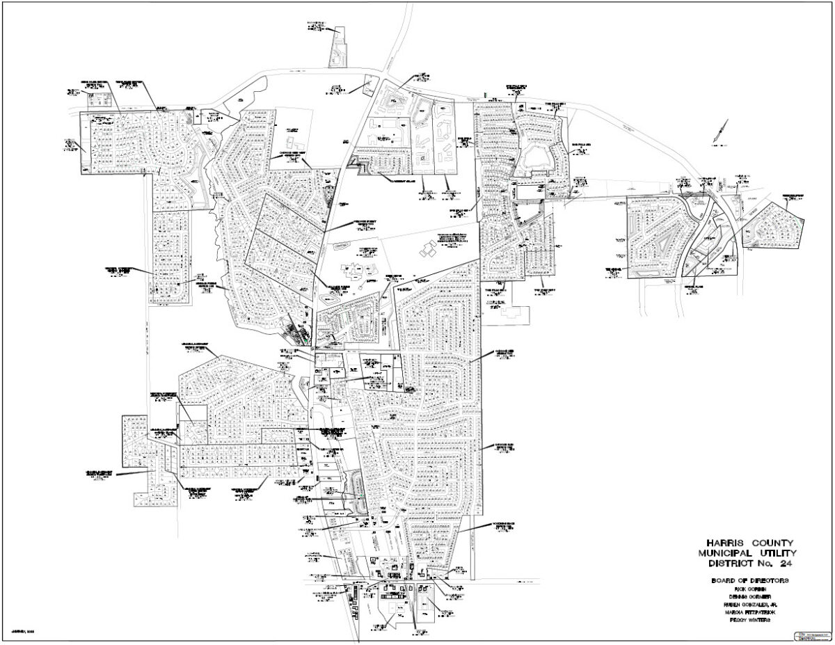 District Map Harris County Municipal Utility District 24