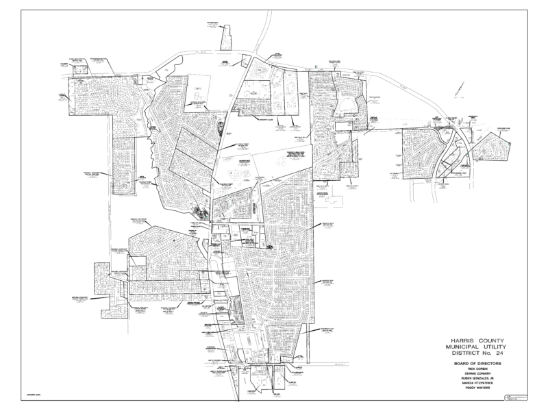 District Map – Harris County Municipal Utility District 24